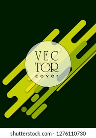 Covers templates set with bauhaus, memphis and hipster style graphic geometric elements. Applicable for placards, brochures, posters, covers and banners.