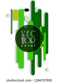 Covers templates set with bauhaus, memphis and hipster style graphic geometric elements. Applicable for placards, brochures, posters, covers and banners.