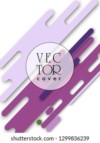 Covers templates set with bauhaus, memphis and hipster style graphic geometric elements. Applicable for placards, brochures, posters, covers and banners.