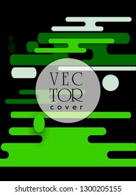 Covers templates set with bauhaus, memphis and hipster style graphic geometric elements. Applicable for placards, brochures, posters, covers and banners.