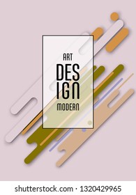 Covers templates set with bauhaus, memphis and hipster style graphic geometric elements. Applicable for placards, brochures, posters, covers and banners.