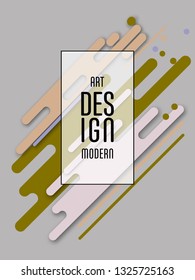 Covers templates set with bauhaus, memphis and hipster style graphic geometric elements. Applicable for placards, brochures, posters, covers and banners.