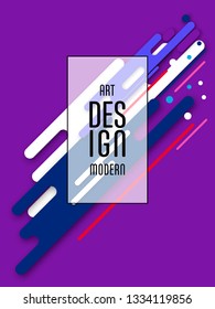 Covers templates set with bauhaus, memphis and hipster style graphic geometric elements. Applicable for placards, brochures, posters, covers and banners.
