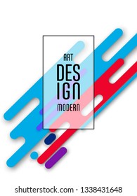 Covers templates set with bauhaus, memphis and hipster style graphic geometric elements. Applicable for placards, brochures, posters, covers and banners.