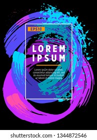 Covers templates set with bauhaus, memphis and hipster style graphic geometric elements. Applicable for placards, brochures, posters, covers and banners.