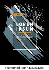 Covers templates set with bauhaus, memphis and hipster style graphic geometric elements. Applicable for placards, brochures, posters, covers and banners.