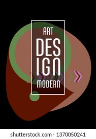 Covers templates set with bauhaus, memphis and hipster style graphic geometric elements. Applicable for placards, brochures, posters, covers and banners.