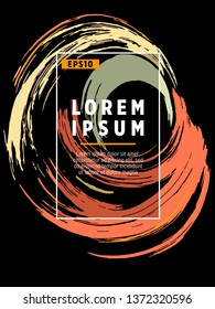 Covers templates set with bauhaus, memphis and hipster style graphic geometric elements. Applicable for placards, brochures, posters, covers and banners.