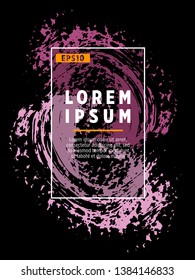 Covers templates set with bauhaus, memphis and hipster style graphic geometric elements. Applicable for placards, brochures, posters, covers and banners.