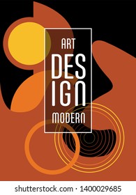 Covers templates set with bauhaus, memphis and hipster style graphic geometric elements. Applicable for placards, brochures, posters, covers and banners.