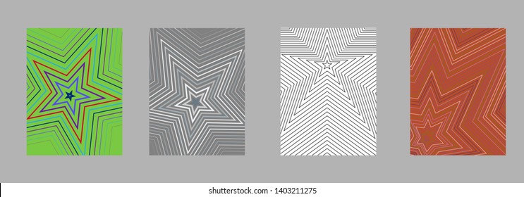 Covers templates set with bauhaus, memphis and hipster style graphic geometric elements. Applicable for placards, brochures, posters, covers and banners.