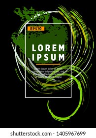 Covers templates set with bauhaus, memphis and hipster style graphic geometric elements. Applicable for placards, brochures, posters, covers and banners.