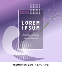 Covers templates set with bauhaus, memphis and hipster style graphic geometric elements. Applicable for placards, brochures, posters, covers and banners.