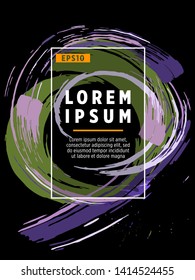 Covers templates set with bauhaus, memphis and hipster style graphic geometric elements. Applicable for placards, brochures, posters, covers and banners.