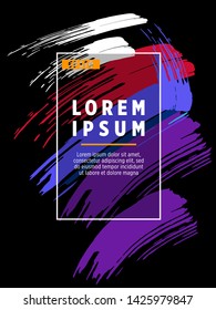 Covers templates set with bauhaus, memphis and hipster style graphic geometric elements. Applicable for placards, brochures, posters, covers and banners.