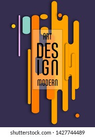Covers templates set with bauhaus, memphis and hipster style graphic geometric elements. Applicable for placards, brochures, posters, covers and banners.