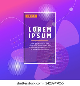 Covers templates set with bauhaus, memphis and hipster style graphic geometric elements. Applicable for placards, brochures, posters, covers and banners.