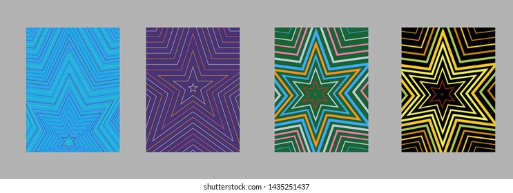 Covers templates set with bauhaus, memphis and hipster style graphic geometric elements. Applicable for placards, brochures, posters, covers and banners.