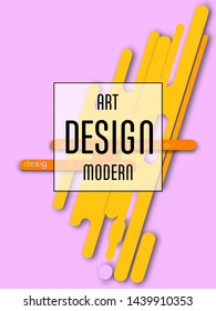Covers templates set with bauhaus, memphis and hipster style graphic geometric elements. Applicable for placards, brochures, posters, covers and banners.