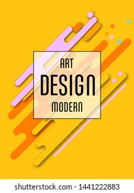 Covers templates set with bauhaus, memphis and hipster style graphic geometric elements. Applicable for placards, brochures, posters, covers and banners.