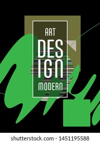 Covers templates set with bauhaus, memphis and hipster style graphic geometric elements. Applicable for placards, brochures, posters, covers and banners.