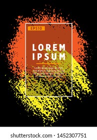 Covers templates set with bauhaus, memphis and hipster style graphic geometric elements. Applicable for placards, brochures, posters, covers and banners.