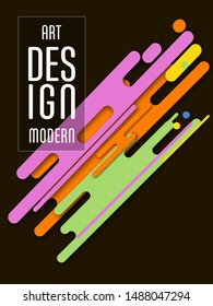 Covers templates set with bauhaus, memphis and hipster style graphic geometric elements. Applicable for placards, brochures, posters, covers and banners.