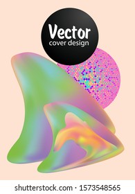 Covers templates set with bauhaus, memphis and hipster style graphic geometric elements. Applicable for placards, brochures, posters, covers and banners.