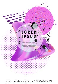 Covers templates set with bauhaus, memphis and hipster style graphic geometric elements. Applicable for placards, brochures, posters, covers and banners.
