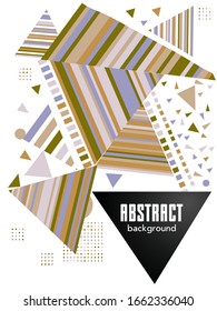 Covers templates set with bauhaus, memphis and hipster style graphic geometric elements. Applicable for placards, brochures, posters, covers and banners.