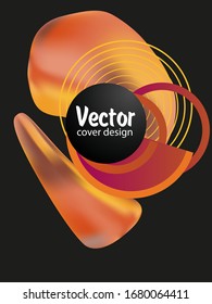 Covers templates set with bauhaus, memphis and hipster style graphic geometric elements. Applicable for placards, brochures, posters, covers and banners.