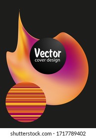 Covers templates set with bauhaus, memphis and hipster style graphic geometric elements. Applicable for placards, brochures, posters, covers and banners.