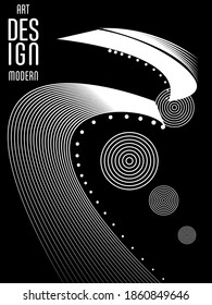 Covers templates set with bauhaus, memphis and hipster style graphic geometric elements. This illustration can be used as a print on t shirts and bags, stationary or as a poster.