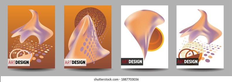 Covers templates set with bauhaus, memphis and hipster style graphic geometric elements. This illustration can be used as a print on t shirts and bags, stationary or as a poster.