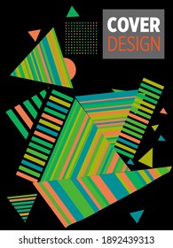Cubre las plantillas establecidas con elementos geométricos gráficos de bauhaus, memphis y hipster. Diseños abstractos universales. Aplicable a carteles, folletos, carteles, portadas y carteles.
