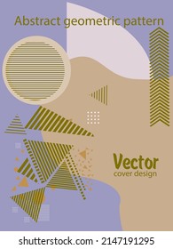 Umfasst Vorlagen, die mit geometrischen Elementen im Bauhaus-, Memphis- und Hipsterstil gesetzt sind. Diese Illustration kann als Druck auf Hemden und Taschen, stationär oder als Plakat verwendet werden.