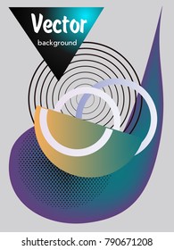 Covers templates set with bauhaus, memphis and hipster style graphic geometric elements. Applicable for placards, brochures, posters, covers and banners.