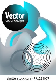 Covers templates set with bauhaus, memphis and hipster style graphic geometric elements. Applicable for placards, brochures, posters, covers and banners.