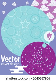 Covers templates set with Clouds and Patterns in Modern Style, geometric ornate shapes. Applicable for placards, brochures, posters, covers and banners.
