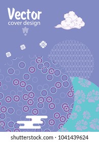 Covers templates set with Clouds and Patterns in Modern Style, geometric ornate shapes. Applicable for placards, brochures, posters, covers and banners.
