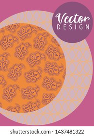 Covers templates set with Clouds and Patterns in Modern Style, geometric ornate shapes. Applicable for placards, brochures, posters, covers and banners.