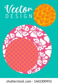 Covers templates set with Clouds and Patterns in Modern Style, geometric ornate shapes. Applicable for placards, brochures, posters, covers and banners.