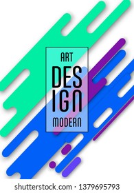 Covers templates set with memphis and hipster style graphic geometric elements. Applicable for placards, brochures, posters, covers and banners.