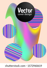 Covers templates set with memphis and hipster style graphic geometric elements. Applicable for placards, brochures, posters, covers and banners.