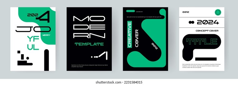 Covers templates set with modern background. Applicable for flyer, cover annual report, placards, brochures, posters, banners. Vector illustrations.