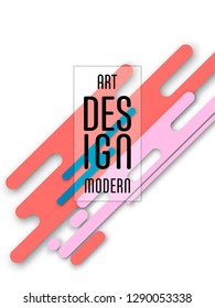 Covers templates set with, memphis and hipster style graphic geometric elements. Applicable for placards, brochures, posters, covers and banners