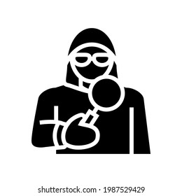 covert operations glyph icon vector. covert operations sign. isolated contour symbol black illustration