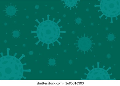 COVID 19 HINTERGRUND. FÜR BANNER ODER BLATT ÜBER CORONAVIRUS 