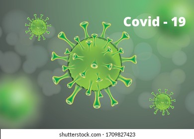 Covid - 19 Hintergrund Moderne Vektorillustration