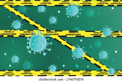 Covid 19 corona virus background design for walpaper or design motion,etc